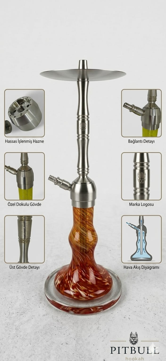 نارجيلة nargile shisha hookah qalyan 75